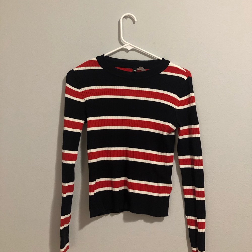 Medium H&M Striped Long-Sleeve - Picture 1 of 2